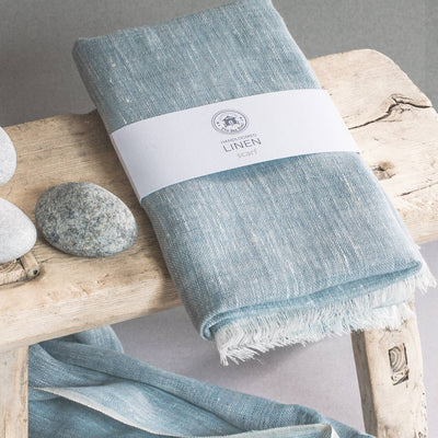 Hand Loomed Linen Scarf ~ in 4 fresh colourways