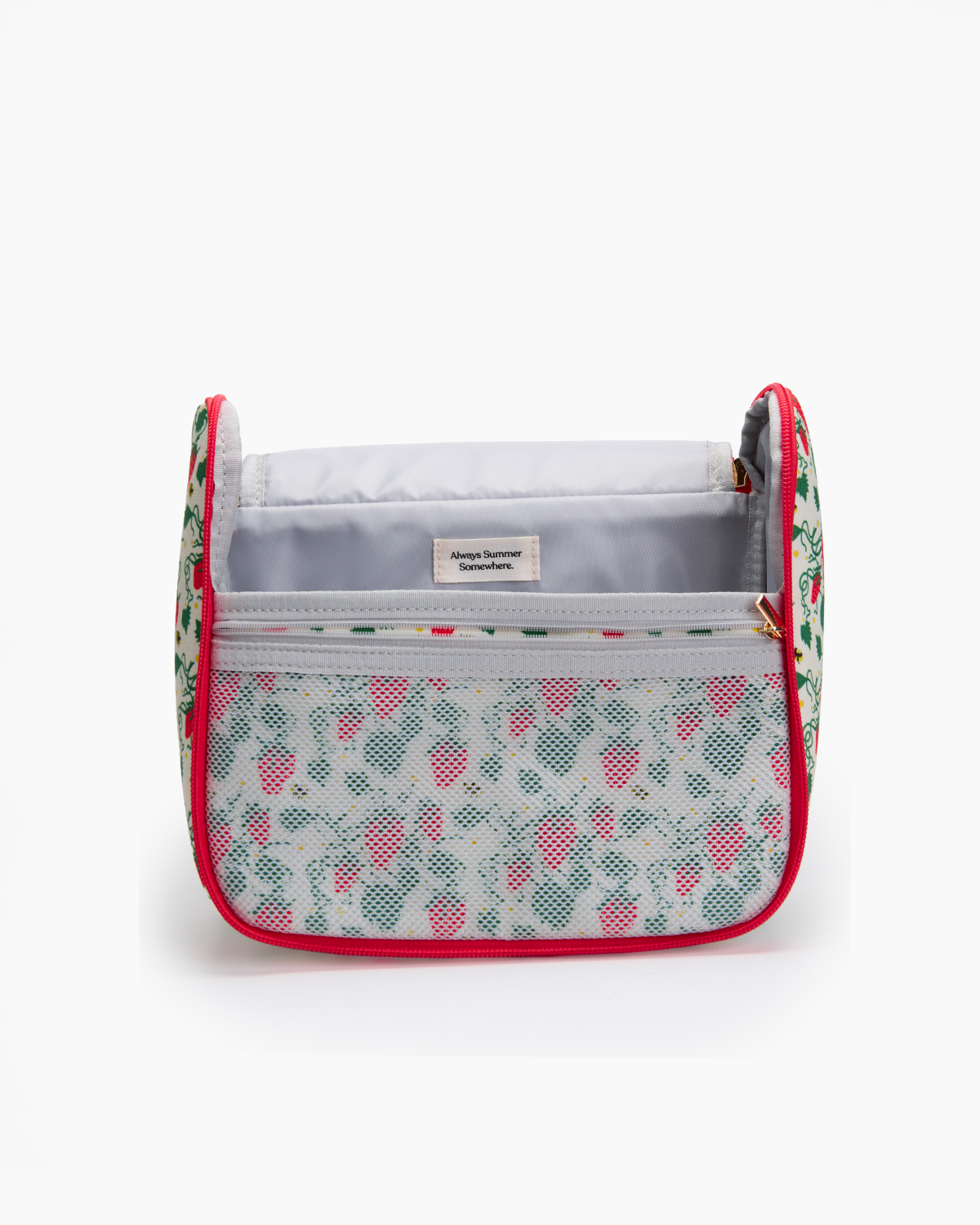 Lyla Hanging Washbag - Strawberries
