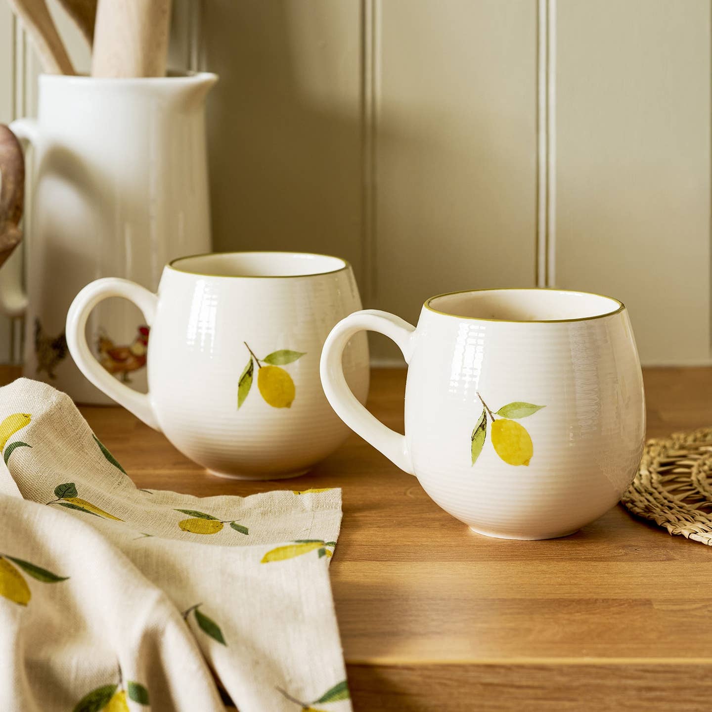 Lemons Stoneware Mug