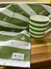 Hares Tea Towel - in 4 colours