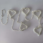 Glass Heart Garland