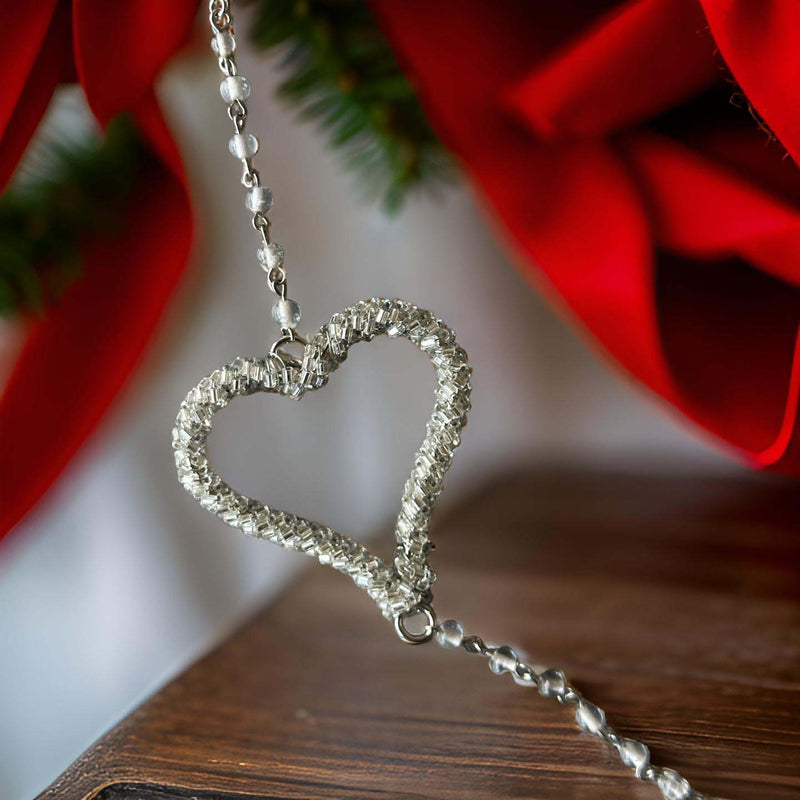 Glass Heart Garland