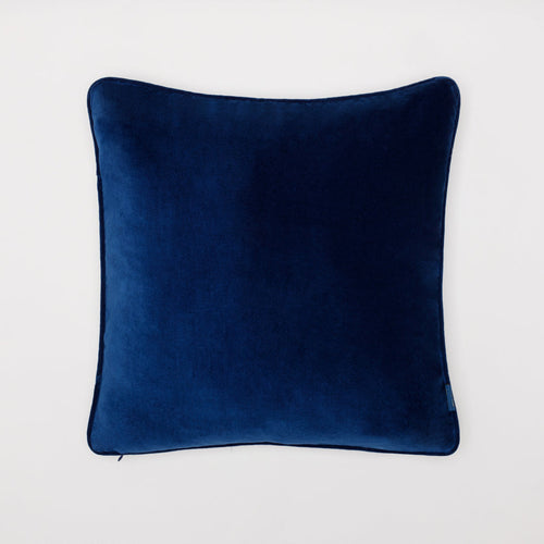 Honey Bee Conservation Cushion Cover ~ Cobalt Blue