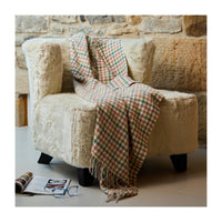 Houndstooth Coastland Pure New Wool Throw
