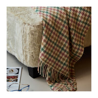 Houndstooth Coastland Pure New Wool Throw