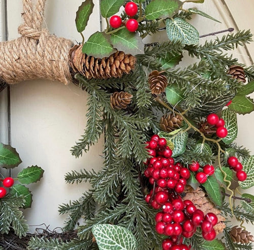 Christmas Jute Wreath