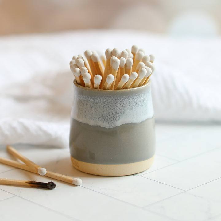 Match Pots -Seafoam Grey