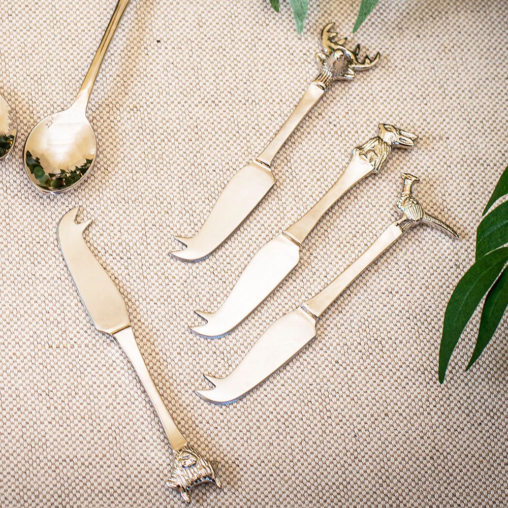 Gift Boxed Mini Cheese Knives - set of 4
