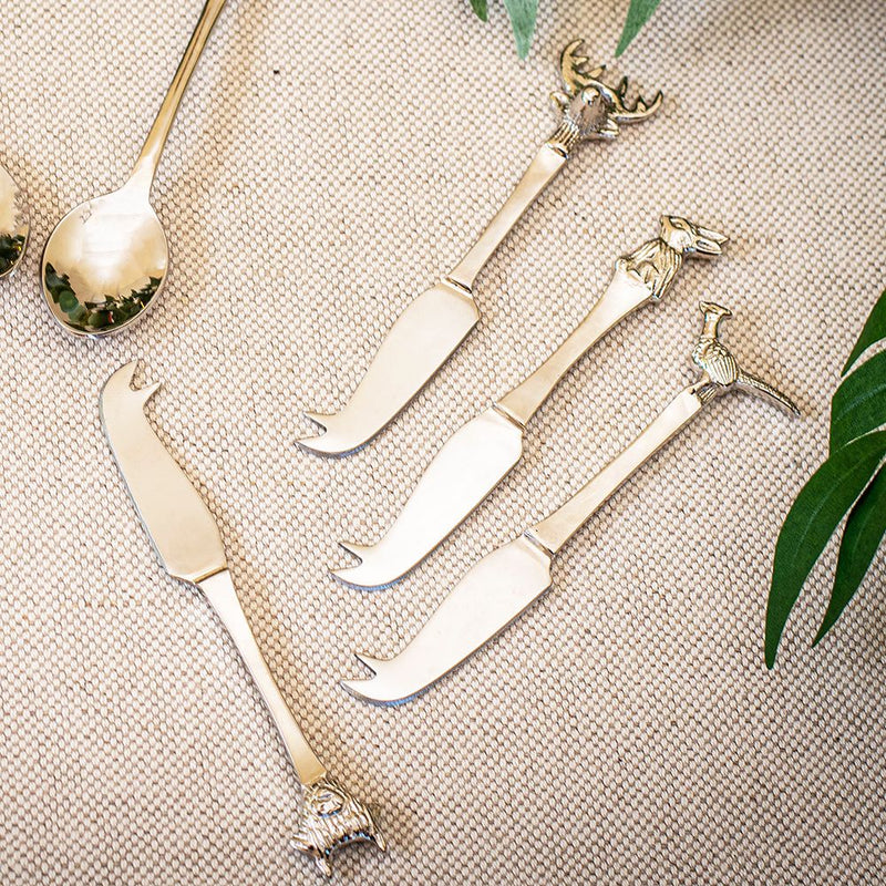 Gift Boxed Mini Cheese Knives - set of 4