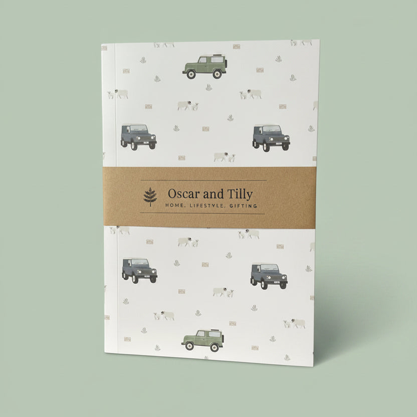 Range Rover Notebook A5 Notebook – Land Rover Design – Oscar and Tilly