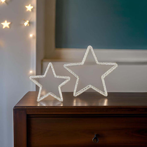Glass Beaded Tabletop Star