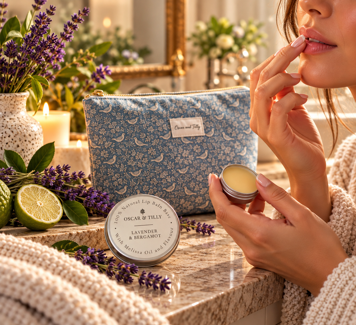 Organic Lip Balms -  3 delicious fragrances