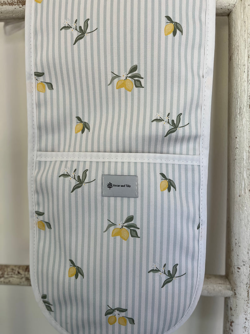 Sicilian Lemons Cotton Oven Gloves