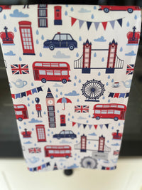 Iconic Landmarks of London Tea Towel