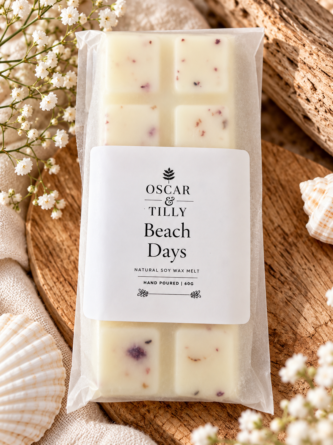 Beach Days Scented Snap Bar Wax Melt