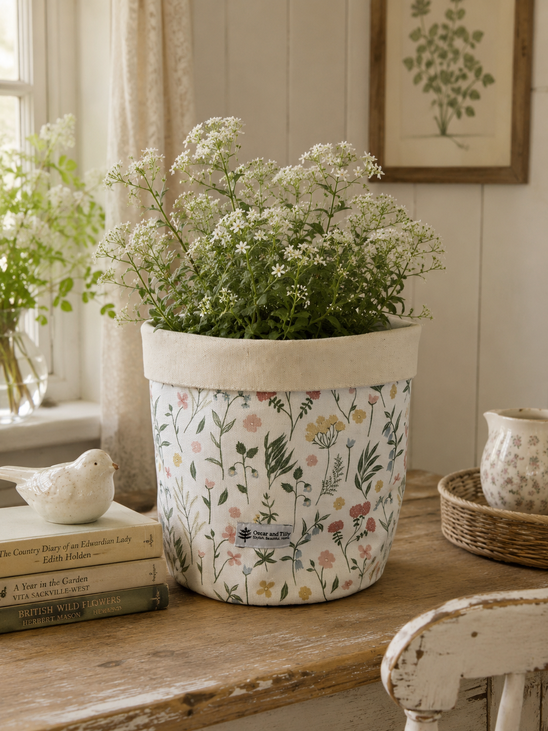 Meadow Flowers Pot/Storage Bag