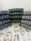 Living for the Weekend Sweatshirt - in Navy