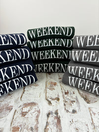 Living for the Weekend Sweatshirt - in Navy