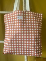 Gingham Cotton Tote Bag