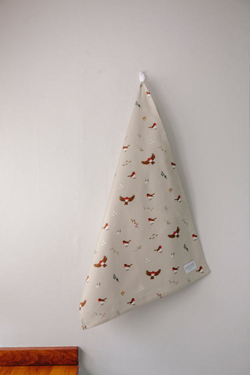Robin Tea Towel - Christmas Edition