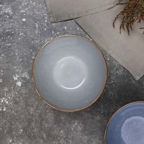 Capri Pasta Bowl - Light Grey/Taupe