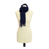 Soft Lambswool Scarf ~ Navy