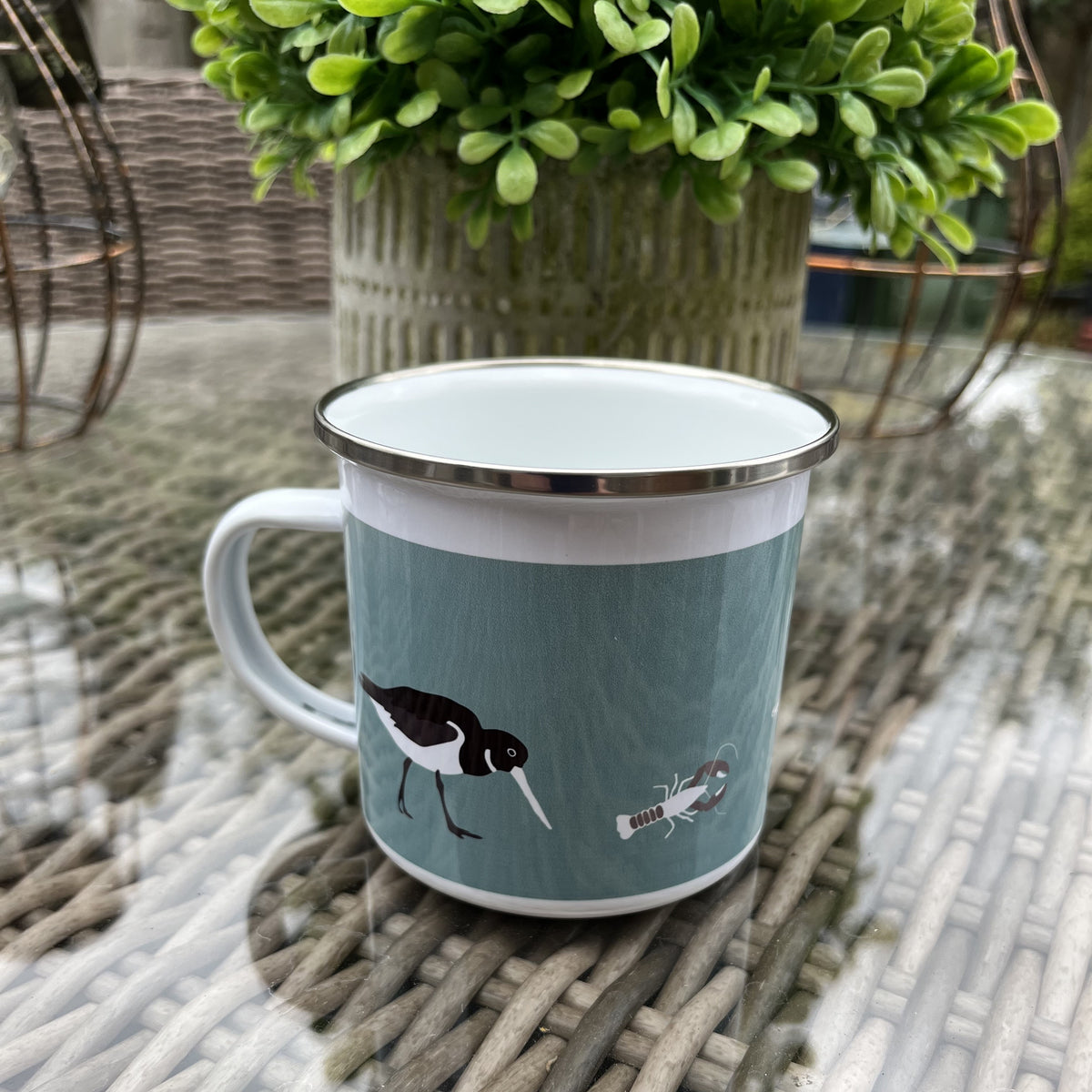 Enamel Mugs ~ Coastal Birds