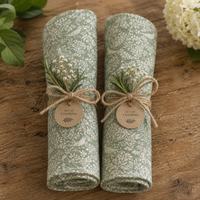 Birds & Branches Napkins – Mint Green (set of 2)