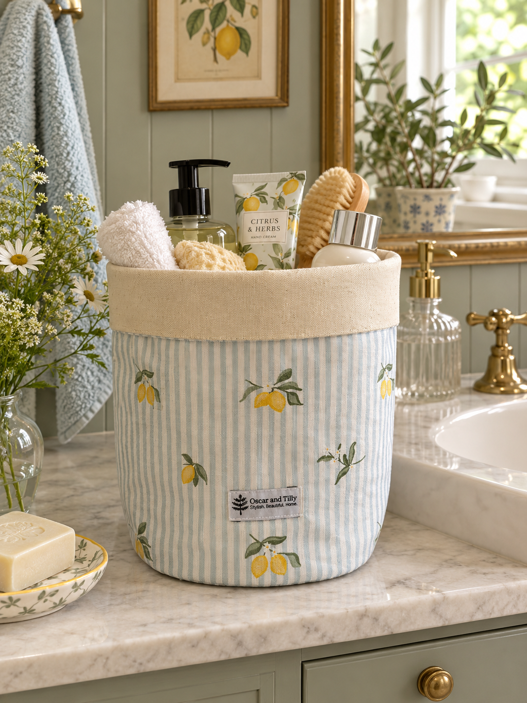 Sicilian Lemons Pot/Storage Bag