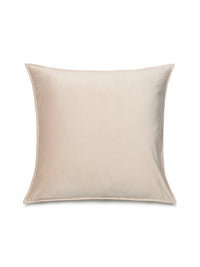 Velvet Square Cushion Cover in Cream