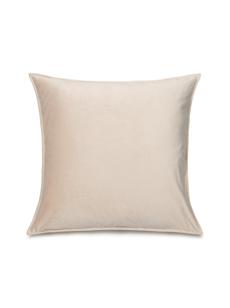 Velvet Square Cushion Cover in Cream
