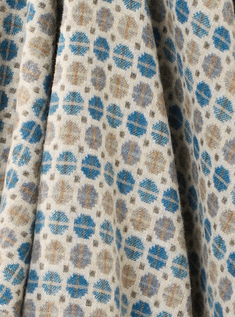 Milan Design Merino Throw in Eucalyptus