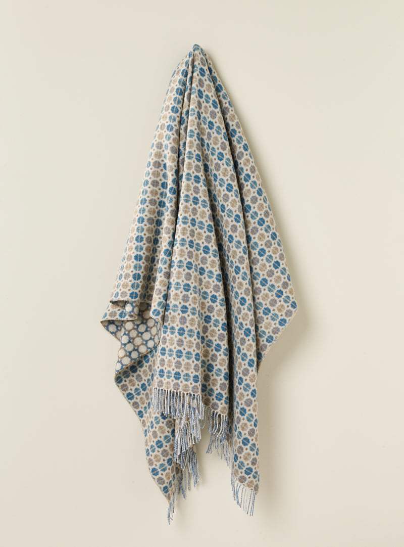 Milan Design Merino Throw in Eucalyptus