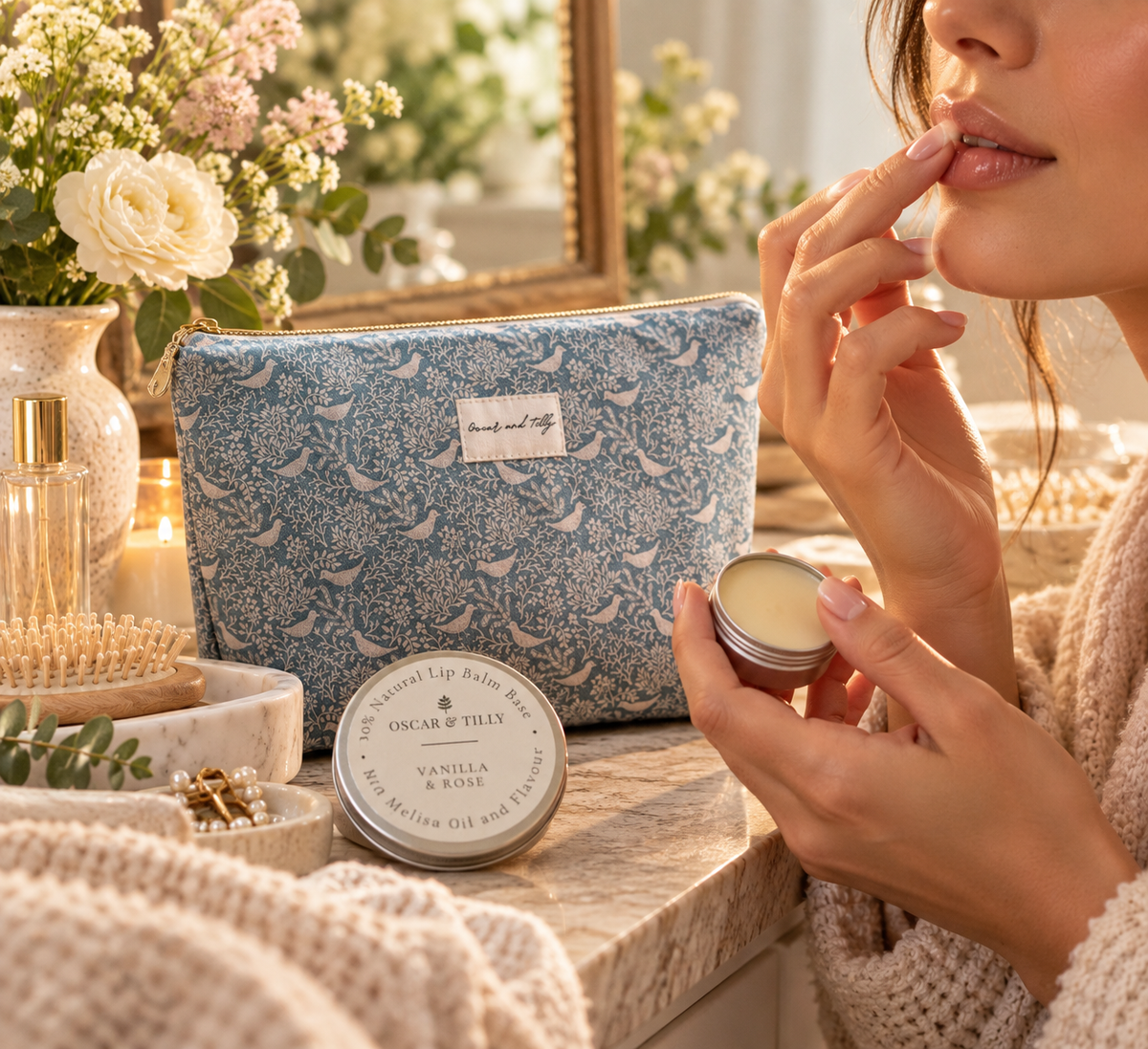 Organic Lip Balms -  3 delicious fragrances