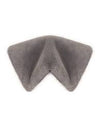 Luxury Faux Fur Wheat Pillow ~ in Blossom or Cloud Grey