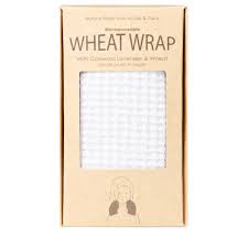 Willow Wheat Wrap Waffle ~ White and  Light Grey