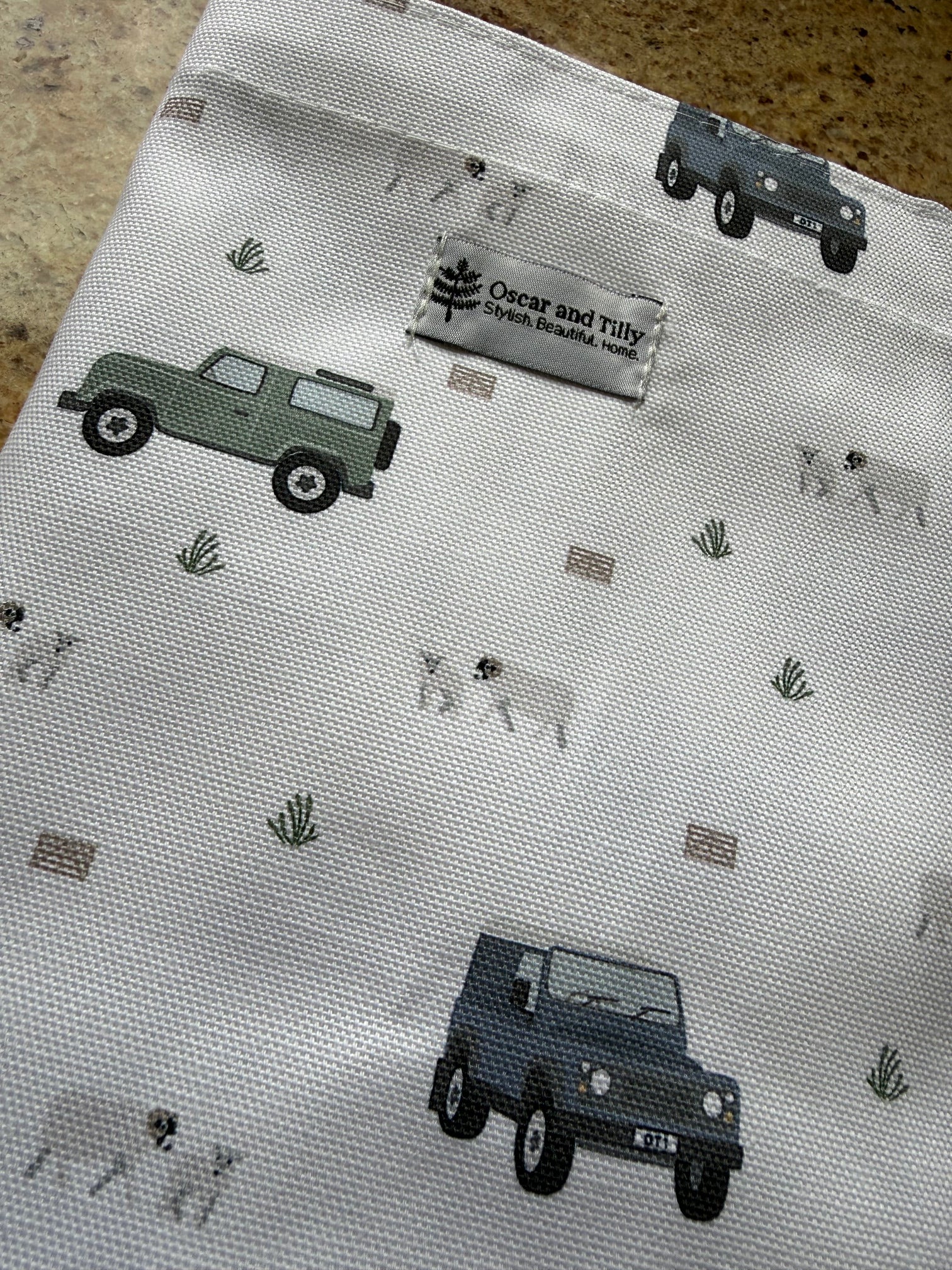 Land Rover Design Apron ~ White