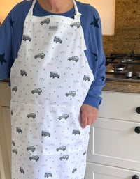 Land Rover Design Apron ~ White
