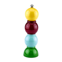 Yellow Multicolour Bobbin Salt or Pepper Mill