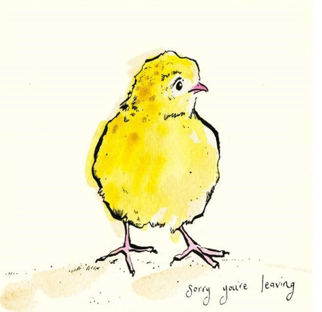 Sorry You're Leaving Card