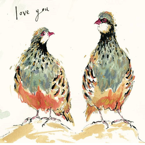 Love You Partridge Card