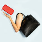 Aria Vegan Leather Red Purse