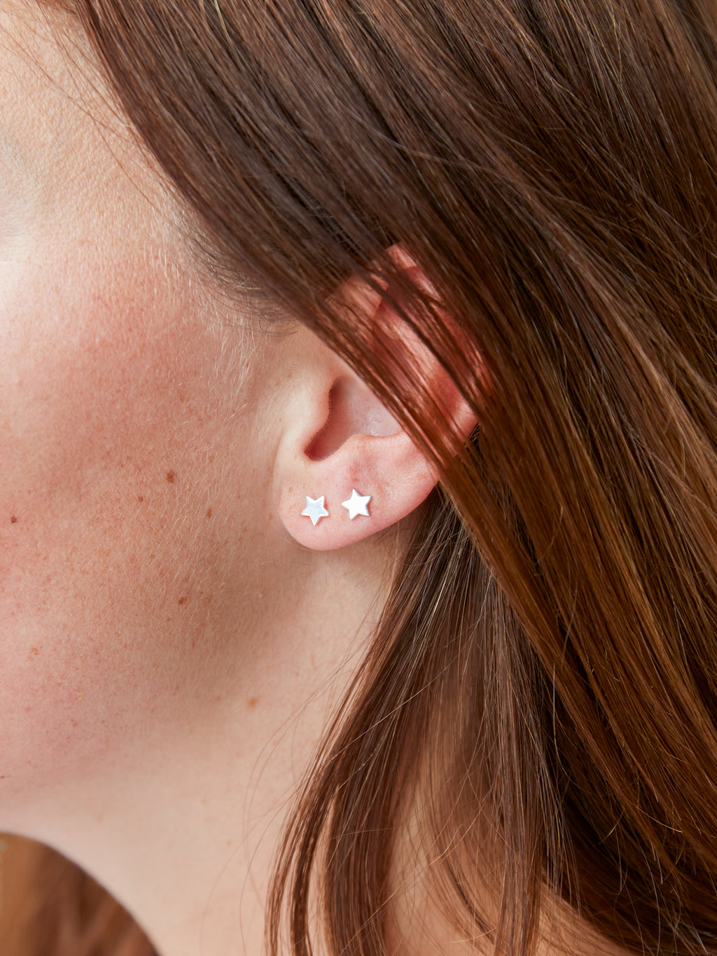 Star Stud Silver or Gold Earrings ~ Gift Boxed
