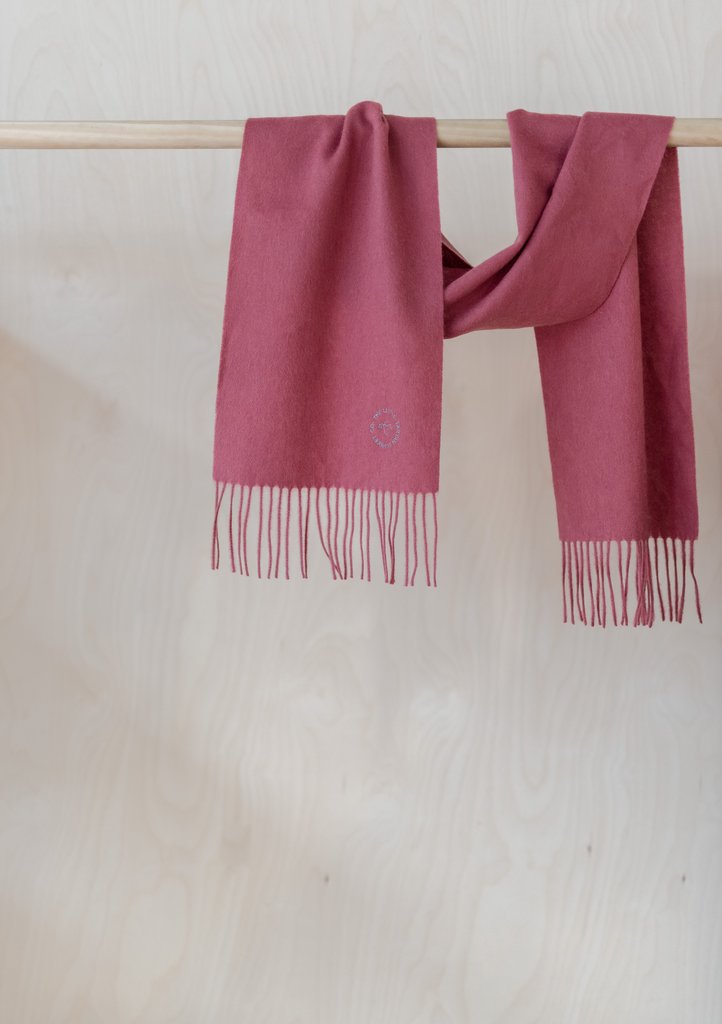 Children’s Lambswool Scarf Rose