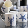 Blue Lobster - Luxury Fine Bone China Coastal Design Mug