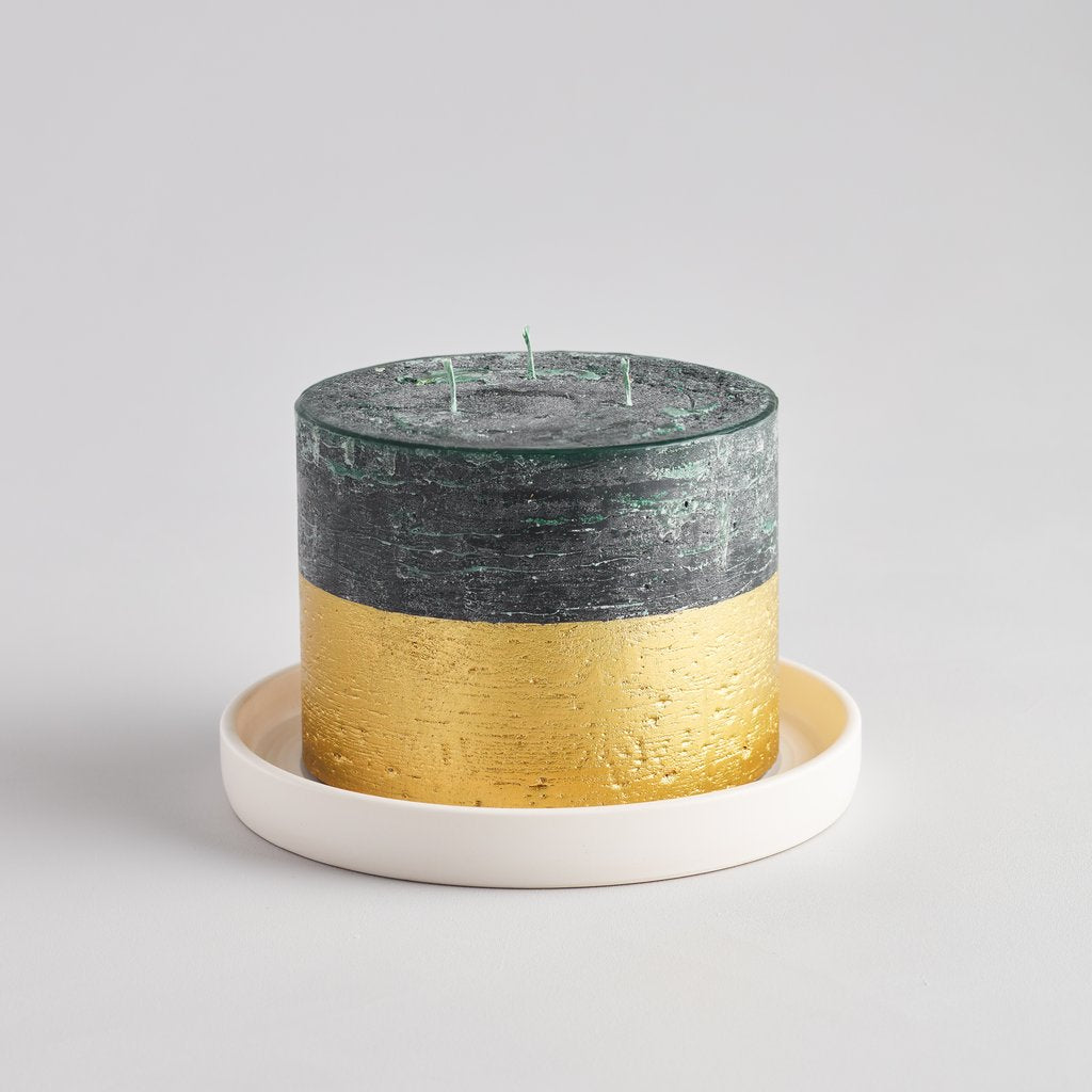 Large candle plate