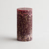 Figgy Pudding Scented Gold Marbled Candle