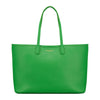 Green Vegan Leather Izzie Tote Bag