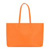 Orange Vegan Leather Izzie Tote Bag