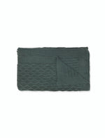 Forest Green Ballater Cotton Throw